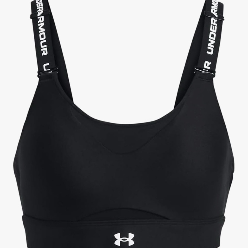 Under Armour Black Sports Bra with Logo Straps